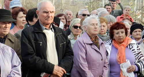 На митинге в Волгограде . Фото Татьяныф Филимоновой для "Кавказского узла"