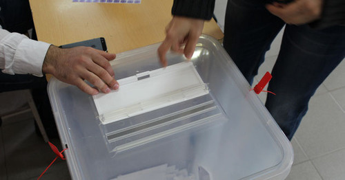 Урна для голосования. Фото Тиграна Петросяна для "Кавказского узла"