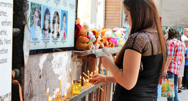 День памяти по погибшим в террористическом акте в сентябре 2004 года. Беслан, 3 сентября 2017 г. Фото Эммы Марзоевой для "Кавказского узла"