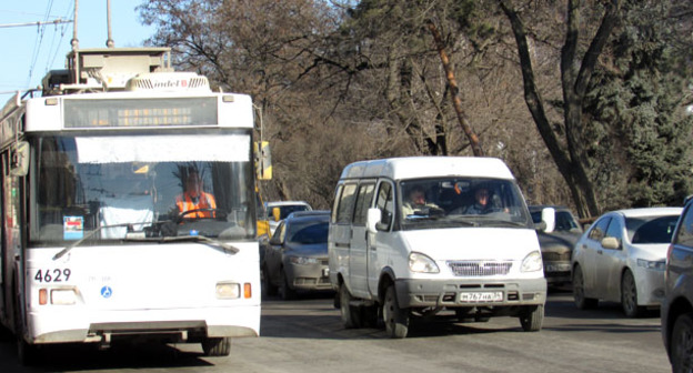 Общественный транспорт. Волгоград. Фото Вячеслава Ященко для "Кавказского узла"