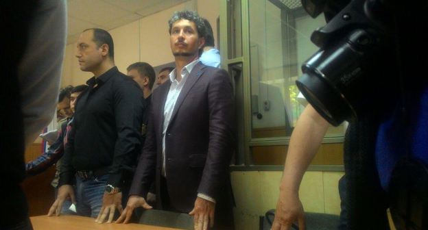 Александр Хуруджи в зале суда. Фото Константина Волгина для "Кавказского узла"