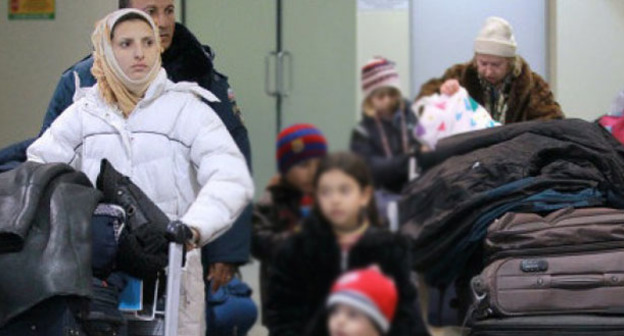 Сирийские беженцы. Фото http://kavpolit.com