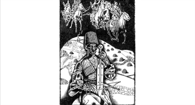 Иллюстрация Хамида Савкуева. Фото Предоставлено издательством "Вита Нова".