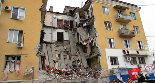 Разрушенный дом в Волгограде. Фото Вячеслава Ященко для "Кавказского узла"