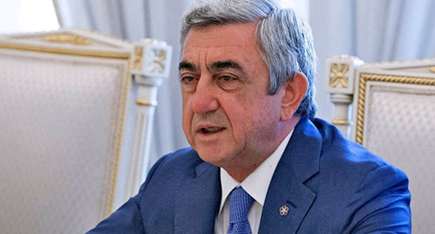 Серж Саргсян. Фото: Sputnik/Vitaly Belousov