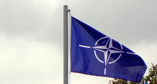 Флаг НАТО в Грузии. Фото Инны Кукуджановой 