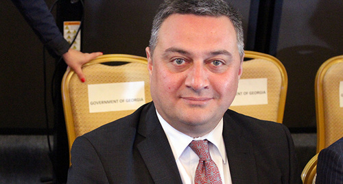 Министр  европейских и евроатлантических структур Виктор Долидзе Фото Инны  Кукуджановой для "Кавказского узла"