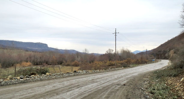 Автодорога Варденис – Мартакерт. Фото Алвард Григорян для "Кавказского узла"
