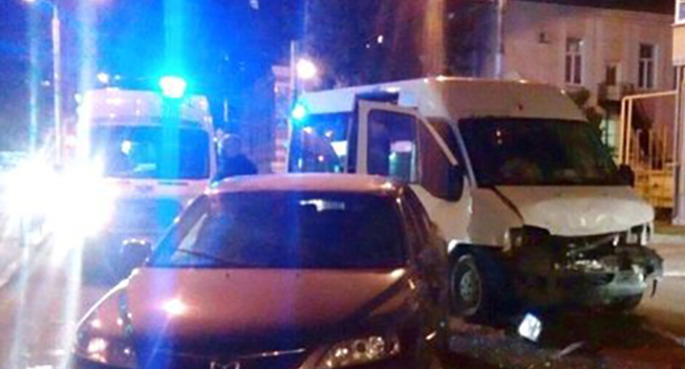 На месте ДТП в Ставрополе. Фото https://www.instagram.com/26stav/