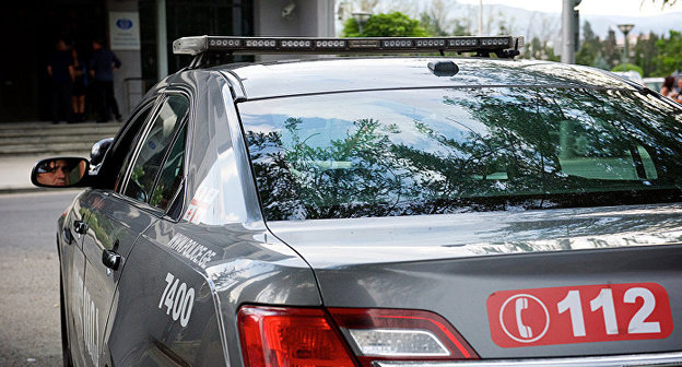 Машина полиции в Грузии. Фото © Sputnik / Alexander Imedashvili
 https://sputnik-georgia.ru/incidents/20170127/234667091/Na-inkassatorskuju-mashinu-napali-na-zapade-Gruzi.html