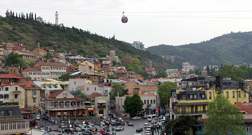 Вид на старый Тбилиси. Фото Инны Кукуджановой для "Кавказского узла"