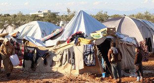 Лагерь беженцев в Сирии. Фото: IHH Humanitarian Relief 