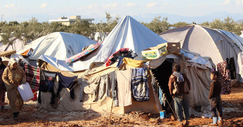 Лагерь беженцев в Сирии. Фото: IHH Humanitarian Relief 