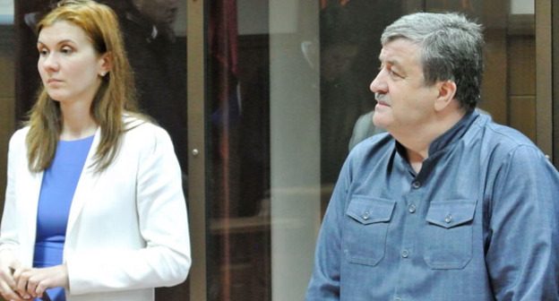 Адвокаты Надежда Ермолаева и Алауди Мусаев. Фото Аслана Николаева для "Кавказского узла"