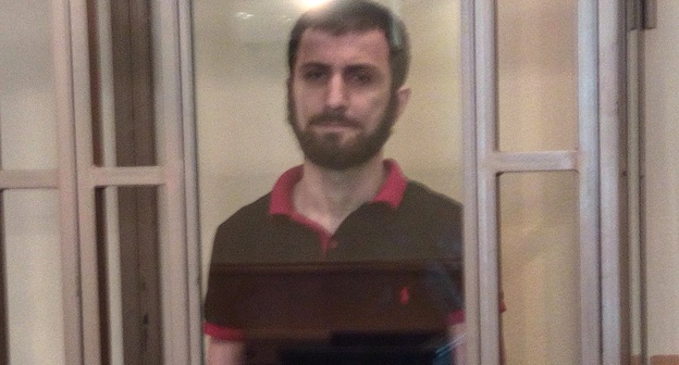 Хирамагомед Магомедов в зале суда. Фото Константина Волгина для "Кавказского узла"
