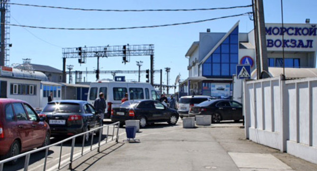 Паромная переправа "Кавказ-Крым". Фото Натальи Мацко для "Кавказского узла"