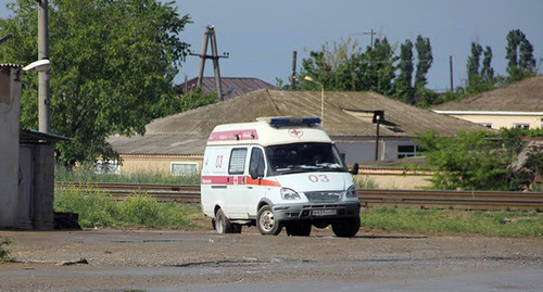 Машина скорой медицинской помощи. Фото Магомеда Магомедова для "Кавказского узла"