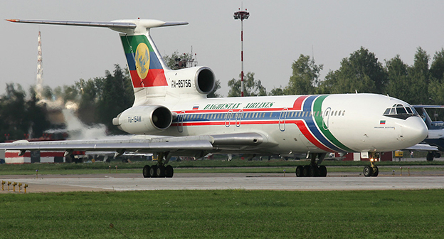 Борт компании "авиалинии Дагестана". Фото http://www.fly2fly.ru/news/sindrom_avialinii_dagestana/