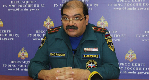 Представитель МЧС по Дагестану Олег Халилов. Фото http://05.mchs.gov.ru/pressroom/news/item/960299
