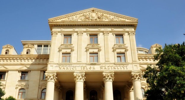 Здание МИД Азербайджана. Фото http://abc.az/rus/news/95892.html