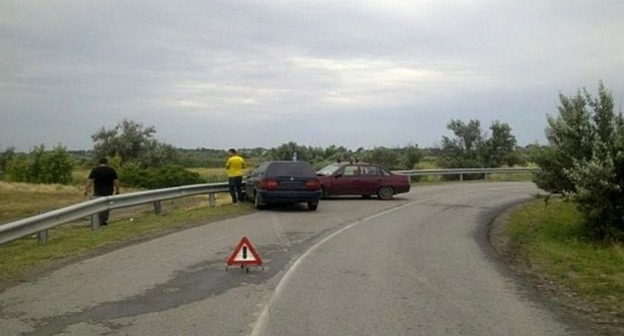 Авария в Азовском районе на 11-м километре автодороги Ростов-Рогожкино/ Фото http://man161.ru/page/37?s=гибдд
