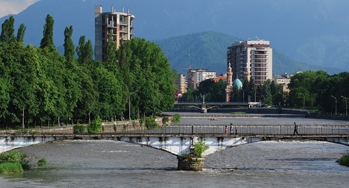 Трехарочный мост через реку Терек. Владикавказ. Фото: farniev-kostya.livejournal.com