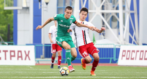 Матч футбольного клуба "Ахмат" в Грозном. 16 июля 2017 г. Фото http://fc-akhmat.ru/