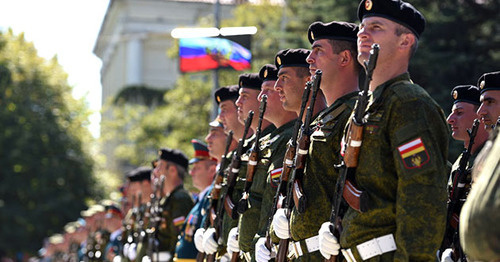 Военнослужащие армии Южной Осетии. Фото: Sputnik / Ада Багиан