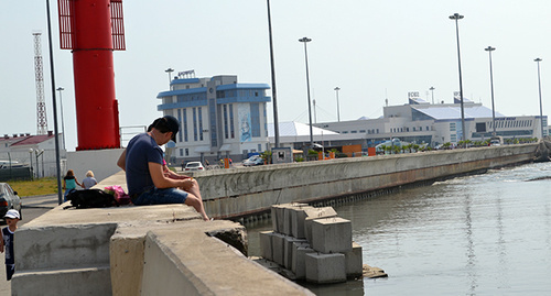 Морской вокзал в Сочи. Фото Светланы Кравченко для "Кавказского узла"