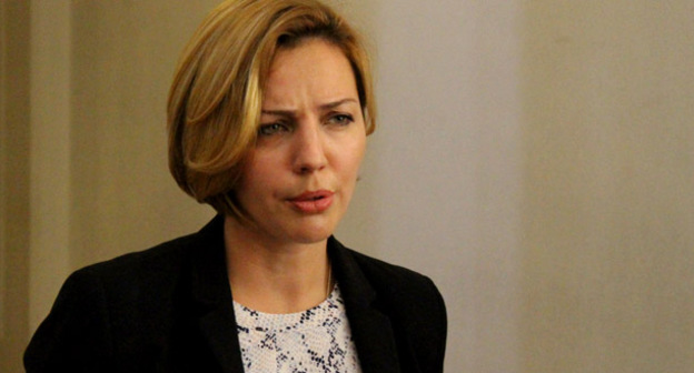 Парламентский секретарь президента Грузии Анна Долидзе. Фото Инны Кукуджановой для "Кавказского узла"