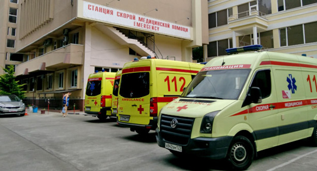 Cтанция станции скорой помощи в Сочи. 21 июля 2017 года, Сочи. Фото Светланы Кравченко для "Кавказского узла".