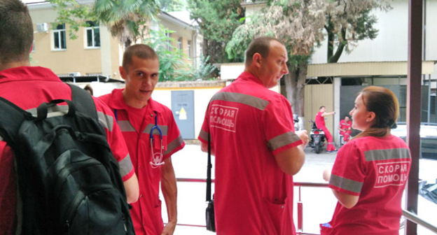 Врачи скорой медицинской помощи. Фото Светланы Кравченко для "Кавказского узла"