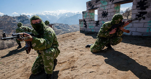 Учения российских войск в армянских горах. Фото: Sputnik/ Asatur Yesayants

