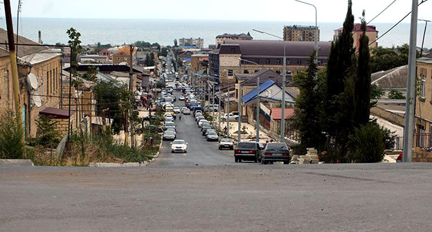 Перекресток улицы Крупской и Ленина. Дербент. Фото Патимат Махмудовой для "Кавказского узла"