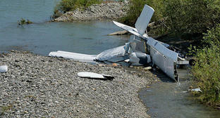 На месте крушения самолета. Пицунда, 28 июля 2017 г. Фото © Sputnik / Томас Тхайцук
