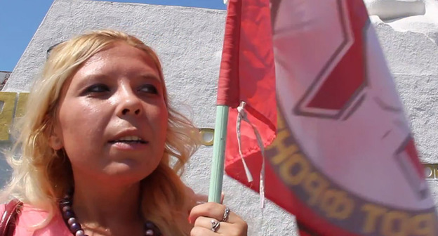 Дарья Полюдова. Кадр из видео пользователя Антона Полякова на http://www.youtube.com/watch?v=F5Lw9WV8s0A