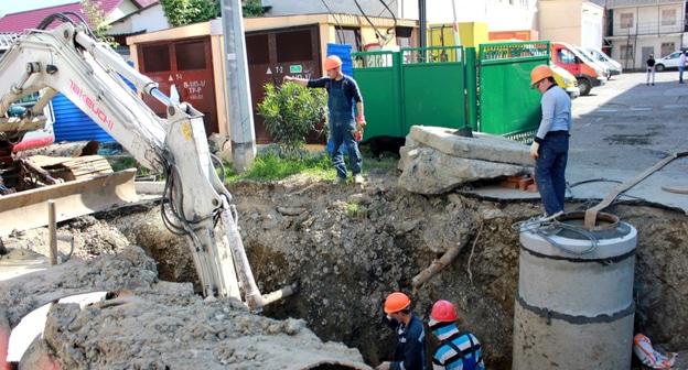 Восстановление магистрального водовода. Фото https://sochi.com/news/2107/387402/