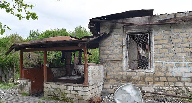 Разрушенные дома Агдамского района. Фото © Sputnik / Murad Orujov

