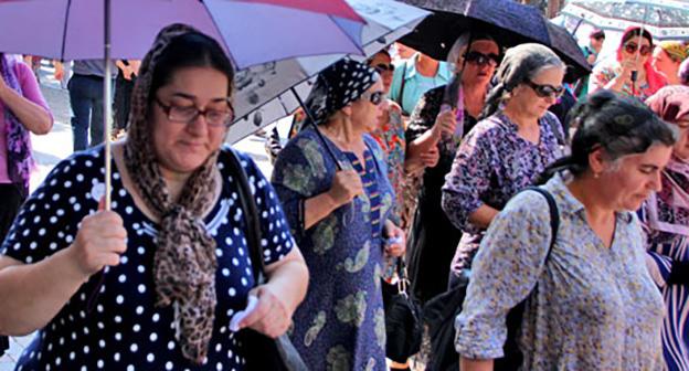 Женщины в Чечне. Фото Мсагомеда Магомедова для "Кавказского узла"