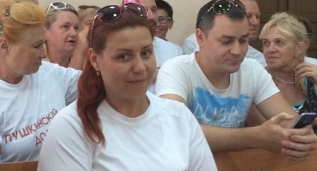 Людмила Злобина в зале суда 11 августа 2017 год. Фото: Михаила Беньяш.