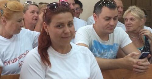Людмила Злобина в зале суда 11 августа 2017 год. Фото: Михаила Беньяш.