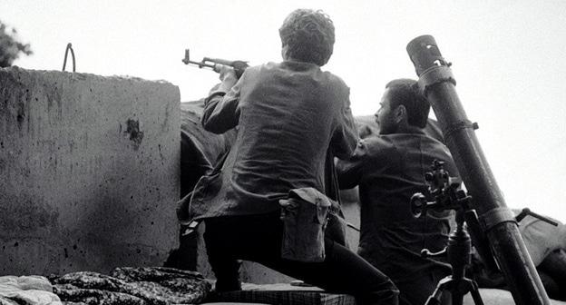 Грузино-абхазский конфликт 10 сентября 1992 г. Фото © Sputnik. Цагарели
