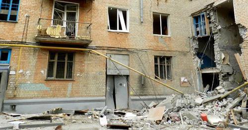 Взрыв четырехэтажки в Волгограде. 16 мая 2017 г. Фото Татьяны Филимоновой для "Кавказского узла"