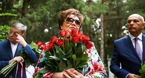 супруга Магомаева Тамара Синявская. Фото Азиза Каримова для "Кавказского узла"