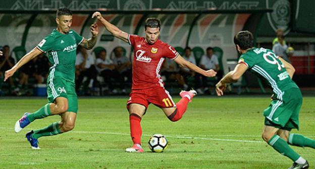 Фрагмент матча "Ахмат" - "Арсеналу" Фото https://arsenaltula.ru/news/novosti-kluba/bravo-arsenal-av/