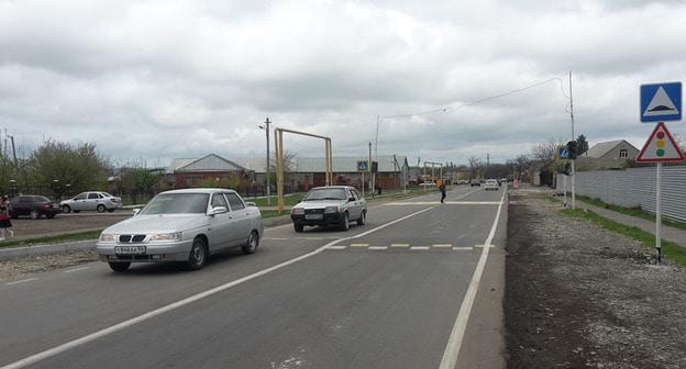 Трасса "Кавказ" в Ингушетии. Фото http://www.ingushavtodor.ru/?p=2973