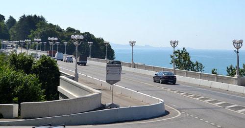 Вид на Черное море с Мацестинского виадука. Сочи. Фото Светланы Кравченко для "Кавказского узла"