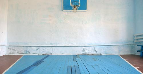 Спортзал в школе в станице Курджипской. Адыгея, 14 сентября 2017 г. Фото http://www.adygheya.ru
