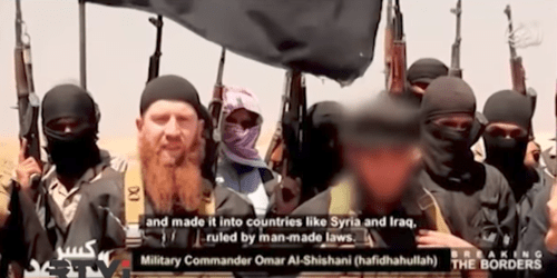 Чеченцы в рядах джихадистов в Сирии. Стоп-кадр видео: https://www.youtube.com/watch?v=rvgnAn8lUbg 