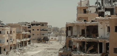 Разрушенная часть Ракки. Автор: Mahmoud Bali (VOA). Источник: Голос Америки.